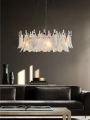 GobekUsa Cloud Mist Glass Chandelier with G9 Light Source - Luxury Home Decoration
