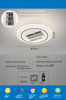 GobekUsa LED Bladeless Ceiling Fan with Remote Control for Modern Living Room
