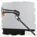 Microphone Stand with Telescoping Boom and Mic Clip Package by GRIFFIN - Tripod Premium Quality for Studio, Karaoke, DJ Live Performances, Conferences