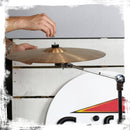 Cymbal Stand With Boom Arm by GRIFFIN (Pack of 2) | Drum Percussion Gear Hardware Set with Double Braced Legs | Counterweight Adapter for Mounting Heavy Duty Crash, Ride, Splash Cymbals For Drummers
