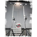 GRIFFIN Crank Lighting Truss Stands - T Adapter Bar & DJ Booth Trussing System for Light Cans & Speakers - Pro-Audio Stage Platform Hardware Package by GeekStands.com