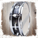 Piccolo Snare Drum 13" x 3.5" by GRIFFIN - 100% Poplar Wood Shell with Zebra Wood Finish & Coated Drum Head - Marching Drummers Percussion