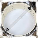 GRIFFIN Snare Drum - Poplar Wood Shell 14" x 5.5" with Flat Hickory PVC - 8 Metal Tuning Lugs & Snare Strainer Throw Off - Percussion Instrument Kit
