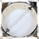 Oak Wood Snare Drum by GRIFFIN | PVC on Poplar Wood Shell 14" x 5.5" | Percussion Musical Instrument with Drummers Key for Students & Professionals|8 Tuning Lugs & Deluxe Snare Strainer