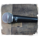Studio Recording Microphones with Clips (5 Pack) by FAT TOAD - Vocal Handheld, Unidirectional Wired Mic - Cardioid Dynamic Singing Microphone