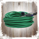 Speakon to Speakon Cable by FAT TOAD - 50ft Professional 12GA Pro Audio Green Speaker PA Cord w/ Twist Lock Connector - 12 AWG Wire for Music Studio