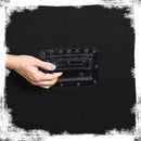 32 PACK -  Metal Flip Speaker Cabinet Handles for Rack Road Flight Trunk by GRIFFIN | Spring Loaded Flush Pull with Black Grip Rubber Padding for Chest Carry Case | DJ PA Pro-Audio Stage Gear Parts