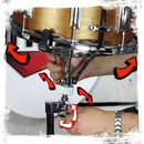 GRIFFIN Deluxe Snare Drum Stand - Percussion Hardware Kit with Key - Double Braced Medium Weight Mount for Snares, Tom Drums & Adjustable Practice Pad by GeekStands.com