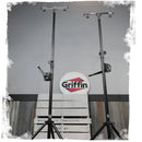 Light Trussing Stands by GRIFFIN | T Adapter DJ Booth Kit & Truss System for Lighting Cans & Speakers | Pro-Audio Stage Platform Hardware Mounting Package | PA Equipment Gear Holder | Live Music Gigs