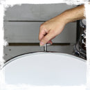 Piccolo Snare Drum 13" x 3.5" by GRIFFIN - 100% Poplar Wood Shell with Black Hickory Finish & Coated Drum Head - Drummers Deluxe Percussion