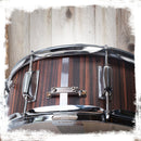 Snare Drum by GRIFFIN - 14" x 5.5"  Black Hickory PVC & Coated Head on Poplar Wood Shell - Acoustic Marching Percussion Instrument Set, Drummers Key