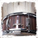 Snare Drum by GRIFFIN | 14" x 5.5"  Black Hickory PVC & Coated Head on Poplar Wood Shell | Acoustic Marching Percussion Instrument Set, Drummers Key, 8 Metal Tuning Lugs & Snare Strainer Throw Off Kit