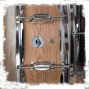 Oak Wood Snare Drum by GRIFFIN | PVC on Poplar Wood Shell 14" x 5.5" | Percussion Musical Instrument with Drummers Key for Students & Professionals|8 Tuning Lugs & Deluxe Snare Strainer