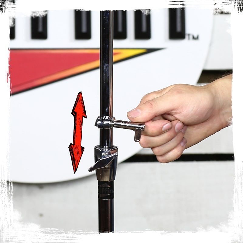 3 PACK - Hi-Hat Stand, Kick Drum Pedal & Straight Cymbal Stand Hardware Kit by GRIFFIN | Deluxe Full Size Percussion Chrome Hardware Set | Lightweight, Portable & Mobile, Perfect for Drummer Gigs