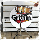 GRIFFIN Deluxe Snare Drum Stand - Percussion Hardware Kit with Key - Double Braced Medium Weight Mount for Snares, Tom Drums & Adjustable Practice Pad by GeekStands.com