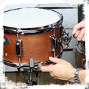 Popcorn Snare Drum by GRIFFIN - Soprano Firecracker 10" x 6" Poplar Wood Shell with Hickory PVC - Concert Percussion Musical Instrument Drummers Key