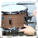 Popcorn Soprano Snare Drum by GRIFFIN - Acoustic Firecracker 10"x6" Poplar Wood Shell with Oakwood PVC - Mini Concert Marching Percussion Instrument
