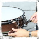 Piccolo Snare Drum 13" x 3.5" by GRIFFIN | 100% Poplar Wood Shell with Flat Hickory Finish & Coated Drum Head | Drummers Acoustic Marching Kit Percussion Instrument with Snare Strainer Throw Off Set