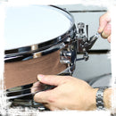 Piccolo Snare Drum 13" x 3.5" by GRIFFIN - 100% Poplar Shell with Oak Wood Finish & Coated Drum Head - Professional Marching Drummers Percussion
