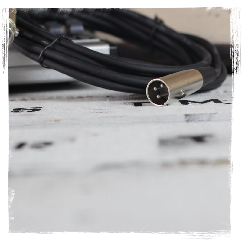 XLR Microphone Cable by FAT TOAD - 20ft Professional Pro Audio Mic Cord Extension Patch with Male to Female Lo-Z Connector - 24 AWG Wire & Balanced