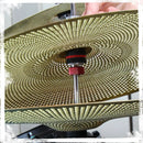 GRIFFIN Hi-Hat Clutch Mount Deluxe Version | Alloy Metal Speed Threads | Universal Holder to Fit Most Hi-Hat Cymbals, Rods & Hihat Stands | Red locking Nut by GeekStands.com
