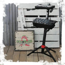 DJ Workstation Stand by FAT TOAD - 2-Tier Multiuse Sliding Piano Mount For Mixer, Digital Keyboard, MIDI Controller Tablet, Laptop Synthesizer by GeekStands.com