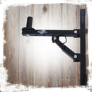 PA Speaker Wall Mount Bracket Stands (6 PACK) by GRIFFIN - All-Steel Pro-Audio 35mm Pole Holders with Securing Locking Pin & 3-Level Tilt Adjustments - DJ On-Stage Studio Monitor Holders