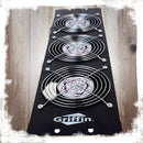 Rackmount Cooling Fan (2 PACK) by GRIFFIN - 3U Ultra-Quiet Triple Exhaust Fans to Keep Studio Audio Gear Cool - Rack Mount for Network IT Server Rails with Temperature Control Panel Cabinet