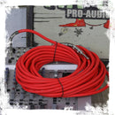 1/4" to 1/4 Speaker Cable by FAT TOAD - 50ft Professional Pro Audio Red DJ Speaker PA Patch Cord Quarter inch Male Jack - 12 AWG Gauge Wire for Studio