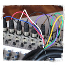XLR Snake Cable 8-Channel 10ft (2-Pack) by FAT TOAD - Pro-Audio Shielded 3-Pin Balanced Patch Cables for Studio Stage, Live Sound & DJ Mixer