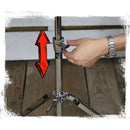 GRIFFIN Deluxe Snare Drum Stand - Percussion Hardware Kit with Key - Double Braced Medium Weight Mount for Snares, Tom Drums & Adjustable Practice Pad by GeekStands.com