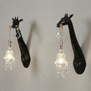 GobekUsa Giraffe Resin Wall Lamp Sconce Light for Bedside & Living Room Decor