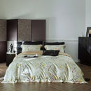 GobekUsa Luxe 100s Egyptian Cotton Bedding Set: Sheet, Blanket, Cover, Pillowcase