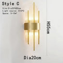 GobekUsa Gold Crystal Bracket Light: Stylish Lighting Fixtures for Home Wall Decor