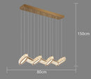 GobekUsa Crystal Chandelier Stair Pendant Lamp Living Room Interior Lighting