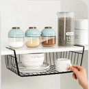 GobekUsa Kitchen Organizer Shelf Desk Storage Rack Mesh Basket Wardrobe Holders