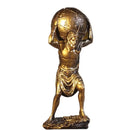 GobekUsa Atlas Resin Statue: Greek Titan Holding Astronomy Globe, Bronze Finish