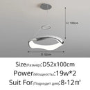 GobekUsa Black Chrome Pendant Lamp for Dining Room Kitchen Indoor Lighting