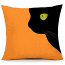 GobekUsa Halloween Linen Cushion Cover for Living Room Decor and Sofa - Trick or Treat