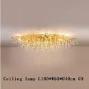 GobekUsa Crystal Drop Chandelier for Dining Living Room Bedroom Luxury Decor