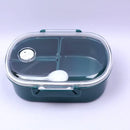 GobekUsa Fresh-keeping Lunch Box Set for Kids: Three Compartments, Microwave Safe