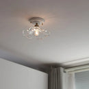 GobekUsa LED Canopy Ceiling Light Glass Copper Luminaria De Teto