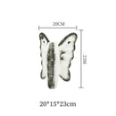 GobekUsa Dark Butterfly Ceramic Vase for Table Decoration and Floral Arrangement