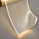 GobekUsa Heavenly Book LED Wall Lamp - Modern Acrylic Design for Living Room and Bedroom