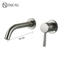 GobekUsa Gold Basin Faucet: Single Handle, Hot & Cold Water, Matte Black Finish