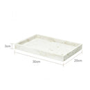 GobekUsa Beige Travertine Marble Bathroom Set - Soap Dispenser Toothbrush Holder Tissue Box