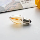 GobekUsa Gold Tint Glass LED Filament Candelabra Bulb Dimmable 2200K 0.5W 110V 220V