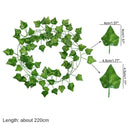 GobekUsa 12pcs 2.2M Ivy Green Garland String Wall Decoration Artificial Plants
