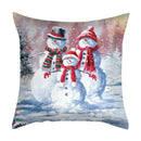 GobekUsa Christmas Cushion Cover Set - Festive Xmas Decor for Living Room Sofa