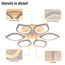 GobekUsa Acrylic LED Ceiling Chandelier for Modern Indoor Living Room Lighting Fixtures